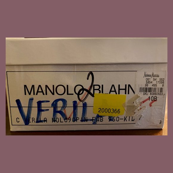 Manolo Blahnik C Verila Tweed with Kid Whipstitch - Size 40EU/10US - Picture 8 of 8